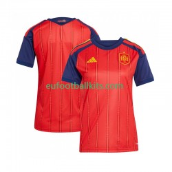 Spain Home Football Shirts World Cup 2026 Woman LS