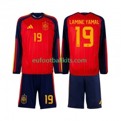 Spain Lamine Yamal 19 Home Football Shirts World Cup 2026 Kids SS