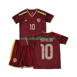 Venezuela Yeferson Soteldo 10 Home Football Shirts 2026 Kids LS