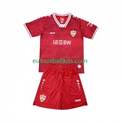 VfB Stuttgart Away Football Shirts 2025-2026 Kids LS