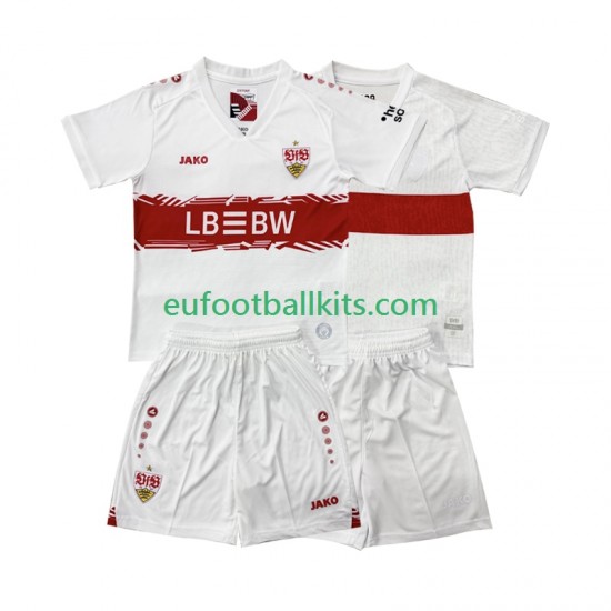 VfB Stuttgart Home Football Shirts 2025-2026 Kids LS