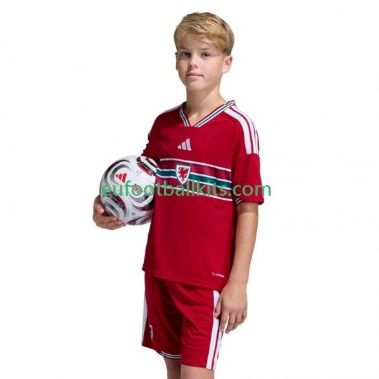 Wales Home Football Shirts 2026 Kids LS