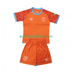 West Ham United Goalkeeper Away Football Shirts 2025-2026 Kids LS
