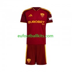 AS Roma Home Football Shirts 2026-2027 Kids LS
