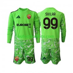 AS Roma Goalkeeper Mile Svilar 99 Home Football Shirts 2026-2027 Kids SS