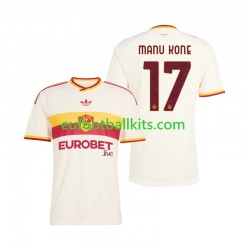 AS Roma Manu Kone 17 Away Football Shirts 2026-2027 Men LS