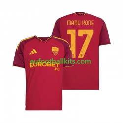 AS Roma Manu Kone 17 Home Football Shirts 2026-2027 Men LS