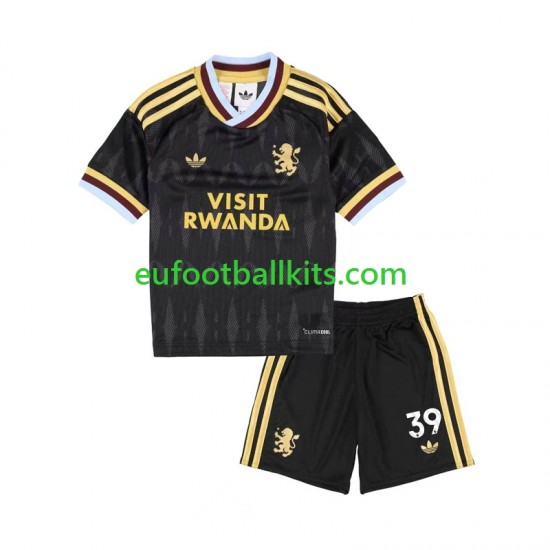 Aston Villa Brian Madjo 39 Away Football Shirts 2026-2027 Kids LS