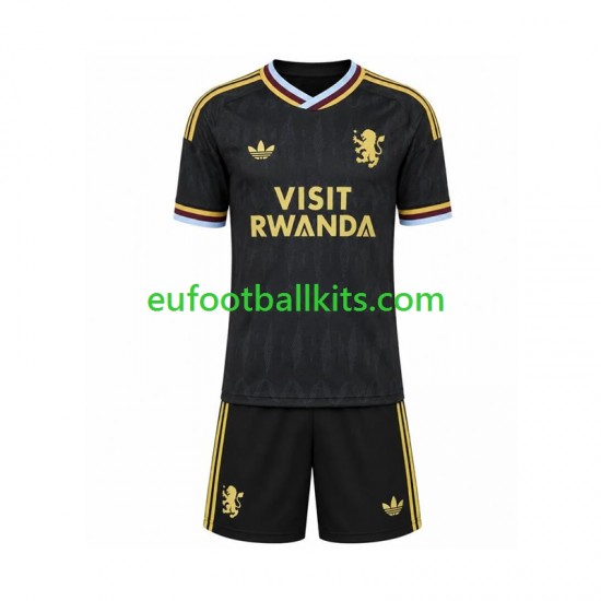 Aston Villa Away Football Shirts 2026-2027 Kids LS