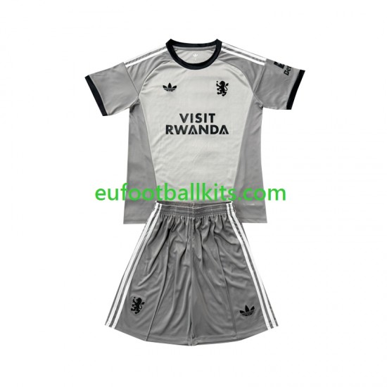 Aston Villa Goalkeeper Fourth Football Shirts 2026-2027 Kids LS