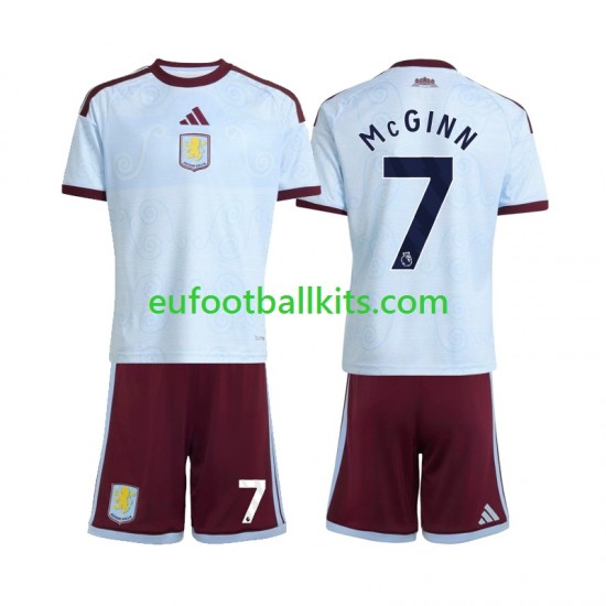 Aston Villa John McGinn 7 Third Football Shirts 2026-2027 Kids LS