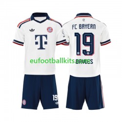 Bayern Munich Alphonso Davies 19 Away Football Shirts 2026-2027 Kids LS