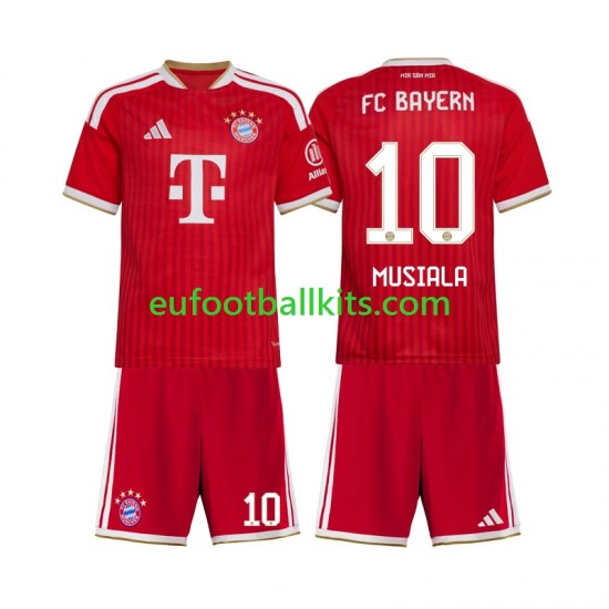 Bayern Munich Jamal Musiala 10 Home Football Shirts 2026-2027 Kids LS
