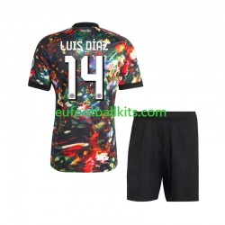 Bayern Munich Luis Diaz 14 Oktoberfest Home Football Shirts 2026-2027 Kids LS