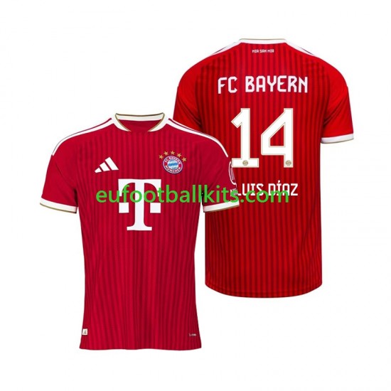 Bayern Munich Luis Diaz 14 Home Football Shirts 2026-2027 Men LS