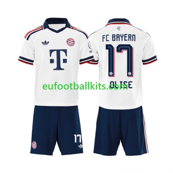 Bayern Munich Michael Olise 17 Away Football Shirts 2026-2027 Kids LS