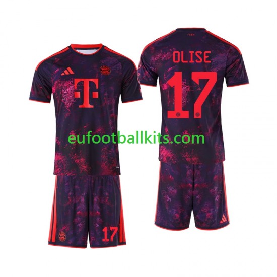 Bayern Munich Michael Olise 17 Third Football Shirts 2026-2027 Kids LS