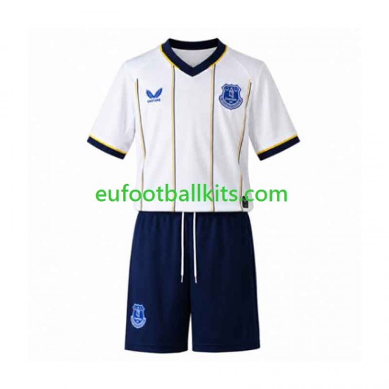 Everton Away Football Shirts 2026-2027 Kids LS