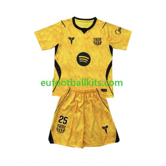 FC Barcelona Goalkeeper Dominik Livakovic 25 Fourth Football Shirts 2026-2027 Kids LS