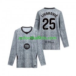 FC Barcelona Goalkeeper Dominik Livakovic 25 Away Football Shirts 2026-2027 Men SS