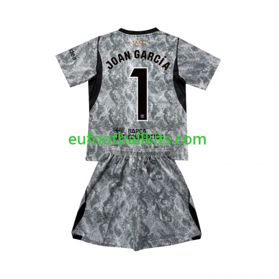 FC Barcelona Goalkeeper Joan Garcia 1 Away Football Shirts 2026-2027 Kids LS