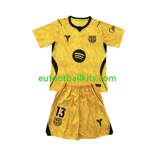 FC Barcelona Goalkeeper Wojciech Szczesny 13 Fourth Football Shirts 2026-2027 Kids LS
