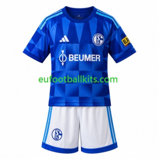 FC Schalke 04 Home Football Shirts 2026-2027 Kids LS