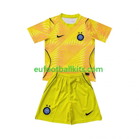 Inter Milan Goalkeeper Home Football Shirts 2026-2027 Kids LS