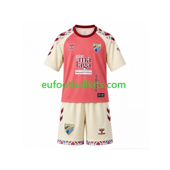Malaga CF Away Football Shirts 2026-2027 Kids LS