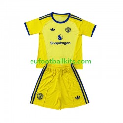 Manchester United Goalkeeper Third Football Shirts 2026-2027 Kids LS