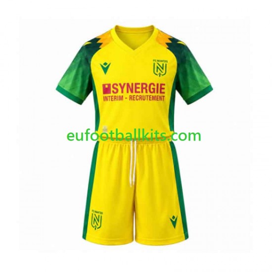 Nantes Home Football Shirts 2026-2027 Kids LS