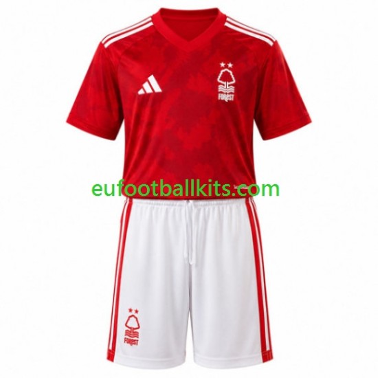 Nottingham Forest Home Football Shirts 2026-2027 Kids LS