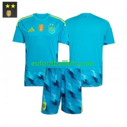 Spain Goalkeeper Home Football Shirts 2026-2027 Kids LS