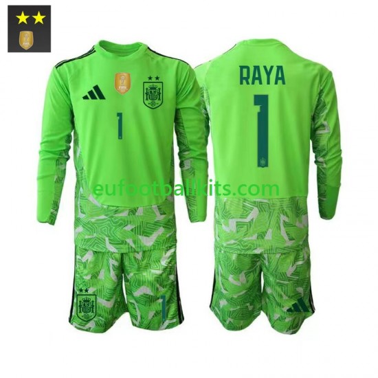 Spain Goalkeeper David Raya 1 Third Football Shirts 2026-2027 Kids SS