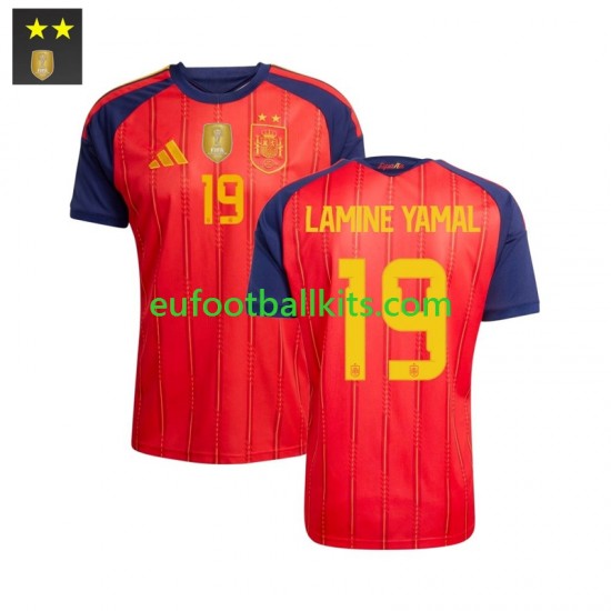 Spain Lamine Yamal 19 Home Football Shirts 2026-2027 Men LS