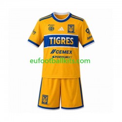 Tigres UANL Home Football Shirts 2026-2027 Kids LS