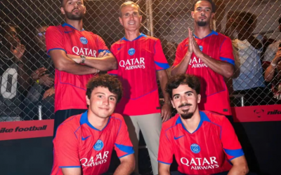 Paris Saint-Germain unveils its third jersey for the new season