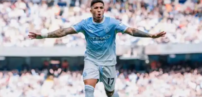 Enzo Scores Maiden Goal for Man City