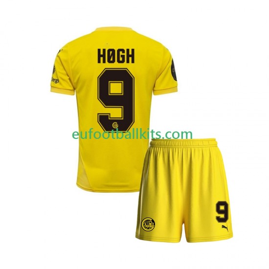 FK Bodo Glimt Kasper Hogh 9 Home Football Shirts 2025 Kids LS