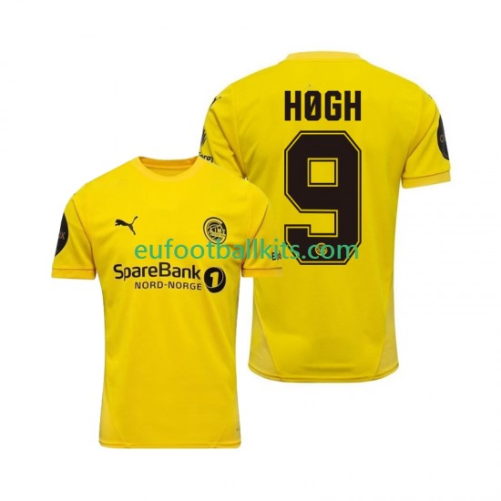 FK Bodo Glimt Kasper Hogh 9 Home Football Shirts 2025 Men LS
