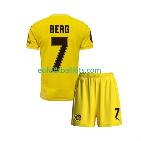 FK Bodo Glimt Patrick Berg 7 Home Football Shirts 2025 Kids LS