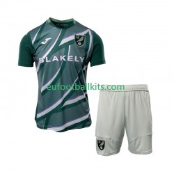 Norwich City Away Football Shirts 2025-2026 Kids LS