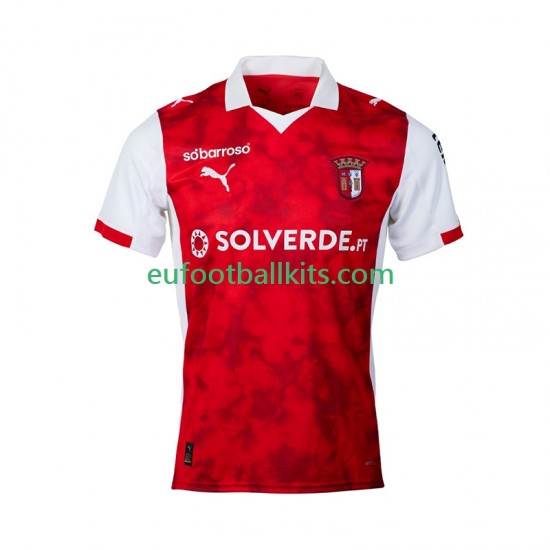 SC Braga Home Football Shirts 2025-2026 Men LS