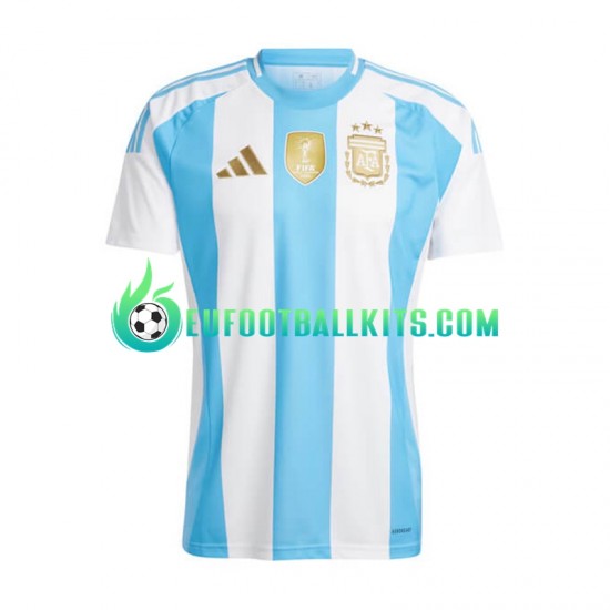 Argentina Bluecolor Whitecolor Home Football Shirts Copa America 2024 Men LS