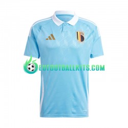 Belgium Bluecolor Away Football Shirts Euro 2024 Men LS
