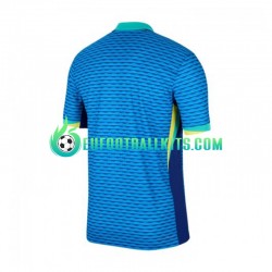 Brazil Bluecolor Away Football Shirts Copa America 2024 Men LS