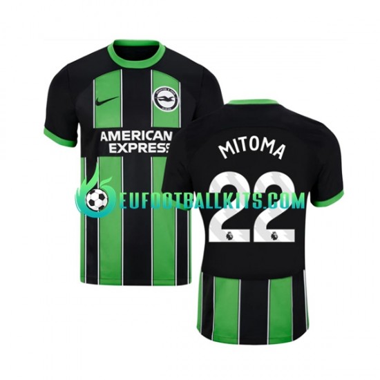 Brighton Hove Albion Mitoma 22 Away Football Shirts 2023-2024 Men LS