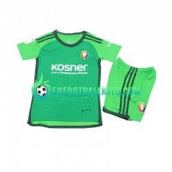 CA Osasuna Greencolor Third Football Shirts 2023-2024 Kids LS
