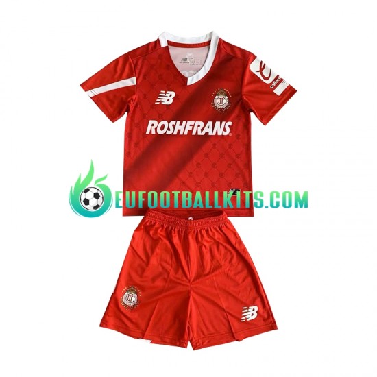 Deportivo Toluca Redcolor Home Football Shirts 2023-2024 Kids LS