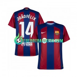 FC Barcelona Joao Felix 14 Home Football Shirts 2023-2024 Men LS